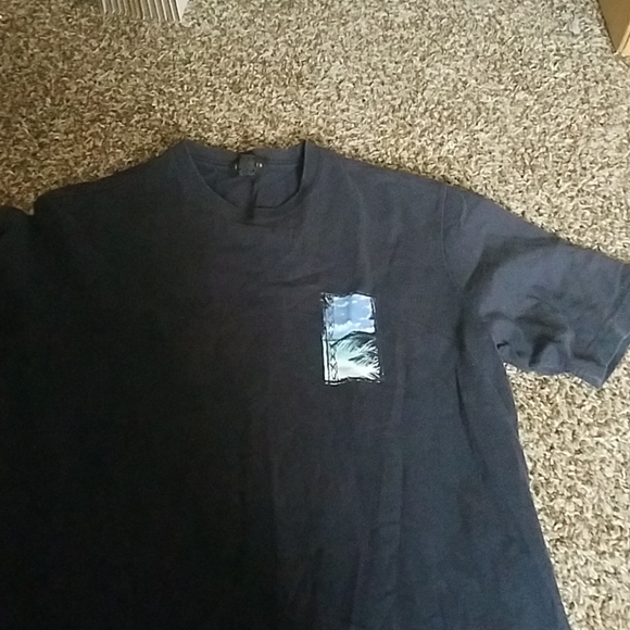 Mens medium van heusen navy blue blue tshirt tee - Picture 2 of 4